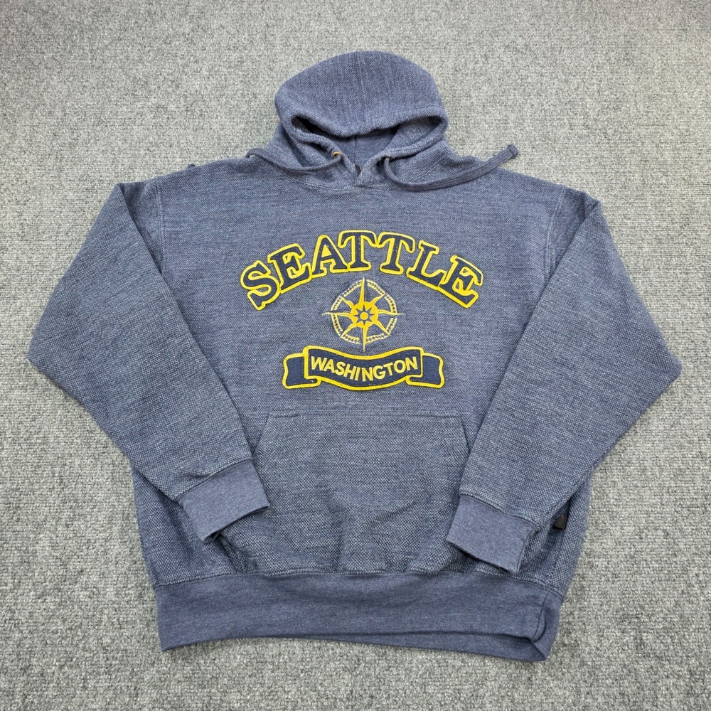 Seattle Washington Hoodie Valani Apparel‎ Pullover Compass Design L